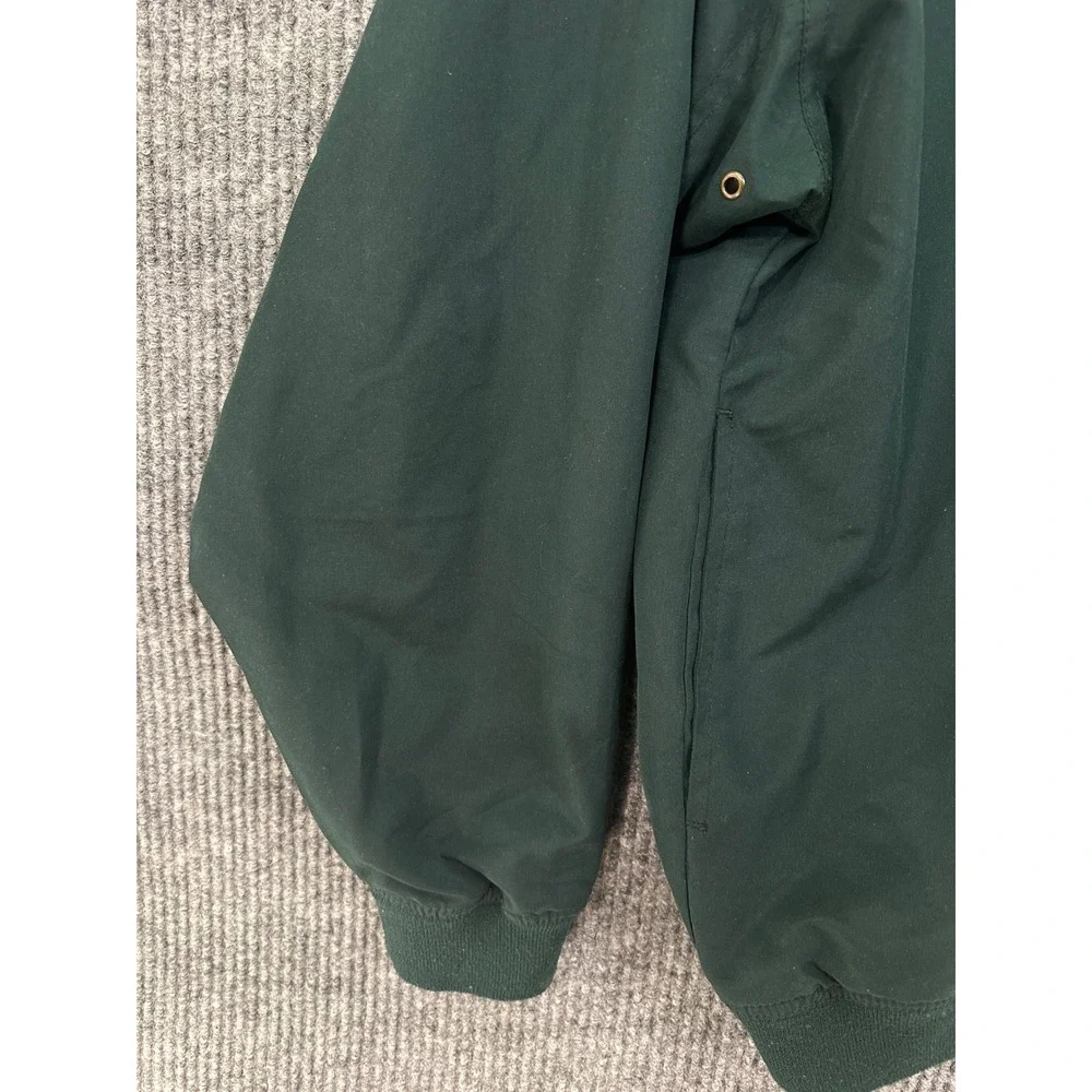 Five Star Windbreaker Pullover Mens XXL Green Excellent V-Neck Golf Windshirt
